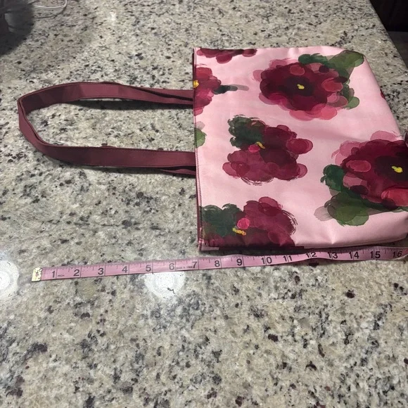 Clinique X Jonathan Cohen floral print tote bag and makeup bag New Without tags - Picture 9 of 10